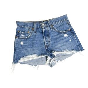 Levi’s‎ 501 Distressed Women’s Jean Shorts size 27